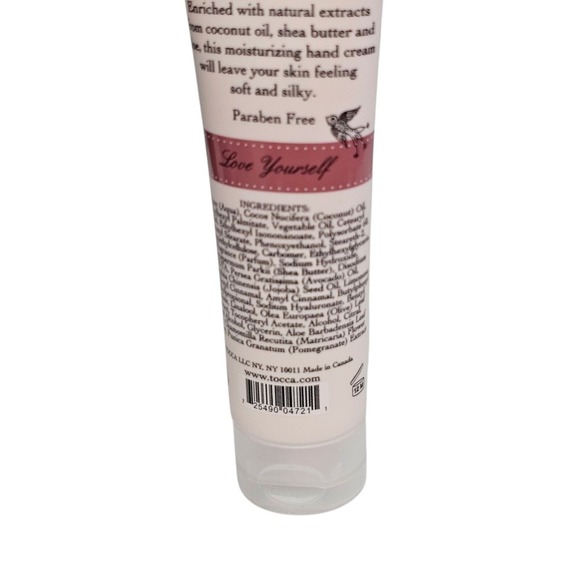 TOCCA Cleopatra Hand Cream Grapefruit Cucumber Moisturizing 1 fl oz - Picture 7 of 8